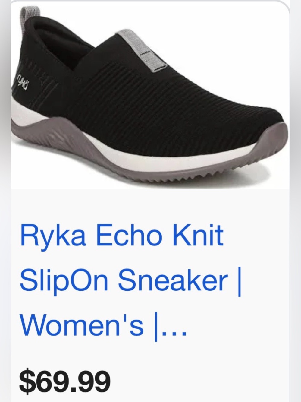 Ryka Echo Knit Slip-On Sneaker